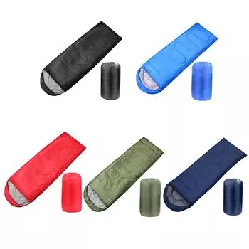 Сверхлегкий уличный спальный мешок, 4 сезона, теплые спальные мешки для путешествий и пешего туризма армия зеленый