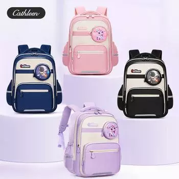 Сверхлегкий, вместительный школьный ранец с защитой позвоночника для 3–6 классов – детский рюкзак унисекс Large