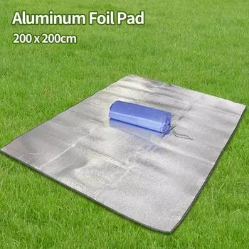 Сверхлегкий водонепроницаемый коврик для кемпинга, напольное одеяло, пляжный матрас, спальный коврик из алюминиевой фольги, пенопластовый коврик из ЭВА, коврик для палатки, спальный матрас CHINA