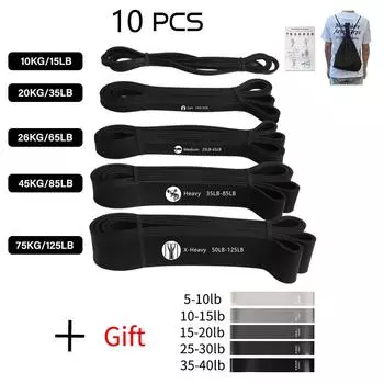 Сверхмощная латексная резинка для упражнений, эластичная лента для занятий спортом, силовая подтягивающая вспомогательная лента для тренировок, пилатеса, оборудование для фитнеса