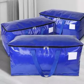 Сверхмощные сумки для переезда с усиленными ручками Водонепроницаемые Легко чистящиеся Экономия места Органайзер для хранения большой емкости