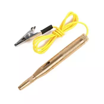 Сверхмощный автомобильный тестер цепей, испытательная лампа 6-24 В с зажимом типа «крокодил», тестер напряжения цепи для автомобилей, мотоциклов