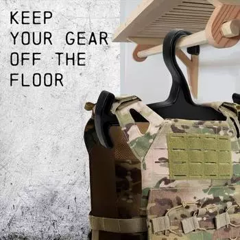 Сверхмощный держатель, большая грузоподъемность, вешалка для бронежилетов, распределяющая вес, многоцелевая. зелёный