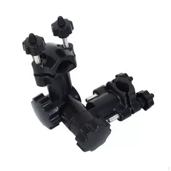 Сверхмощный держатель зонтика для рыбной ловли с фиксированным зажимом, аксессуары для крепления кронштейнов, серый, черный