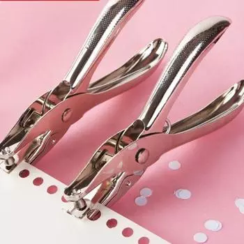 Сверхмощный дырокол для бумаги для поделок скрапбукинга серый