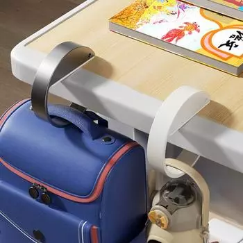 Сверхмощный крючок для кошелька, настольная вешалка для сумки, высокопрочный, нержавеющий, устойчивый к коррозии, легкий портативный держатель для сумки, крючок для хранения 2pcs чёрный