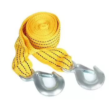 Сверхмощный нейлоновый ремень ремня буксирного троса автомобиля с металлическим крюком