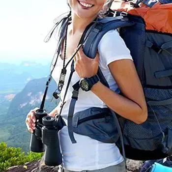 Сверхмощный плетеный ремешок с американским флагом, брелок для ключей, плетеная веревка, подвеска, регулируемый ремешок для ключей чёрный