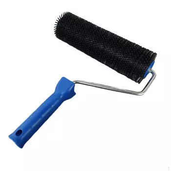 Сверхмощный шипованный каток для гладкой отделки стен и выравнивания бетона 28mmx25cm