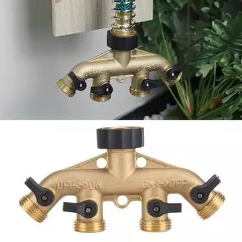 Сверхмощный стандартный разъем для смесителя 3/4 дюйма, поворотный адаптер на 360 градусов, твердый 2