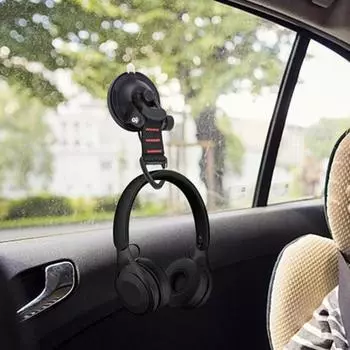 Сверхпрочная присоска с вращающимся крючком для кемпинговой палатки, вакуумная присоска для крепления на открытом воздухе, тент для автомобиля, лодки, брезент, аксессуары для автофургона чёрный