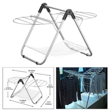 Сверхпрочная сушилка Gullwing, сушилка для белья, мобильная сушилка для одежды, напольная, складная