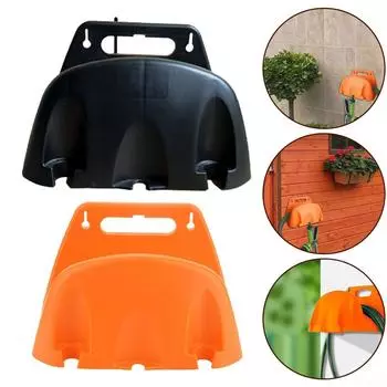 Сверхпрочная вешалка для шланга, металлическая стойка для шланга, настенная оранжевый