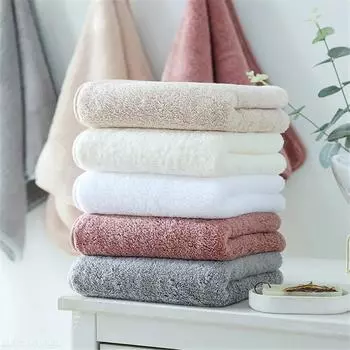 Сверхпрочное полотенце для лица и рук 7 унций Высококачественное утолщенное полотенце из микрофибры для спортзала, дома, пляжа, ванны, спа, 100% хлопок