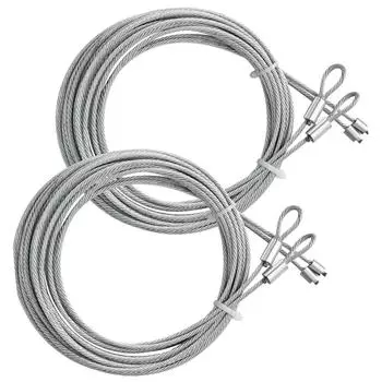 Сверхпрочные 13,5-футовые оцинкованные стальные торсионные тросы для гаражных ворот, сменные тросы для безопасной работы подъемных ворот