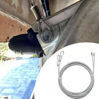 Сверхпрочные 13,5-футовые оцинкованные стальные торсионные тросы для гаражных ворот, сменные тросы для безопасной работы подъемных ворот