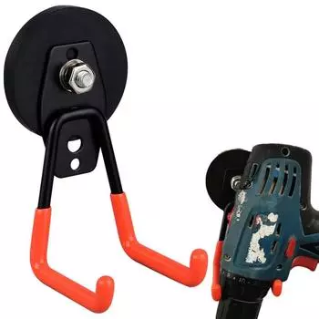 Сверхпрочные магнитные гаражные крючки-вешалки с противоскользящим покрытием Сильные магниты Металлические крючки Универсальный магнитный органайзер Инструмент