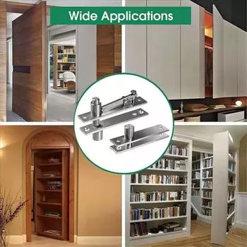 Сверхпрочные невидимые дверные петли, вращающийся на 360 градусов дверной вал, скрытая ось, деревянная дверь Door Hinges
