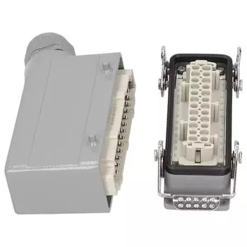 Сверхпрочные разъемы 24 контакта SideOut Водонепроницаемый промышленный авиационный штекер 500 В