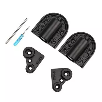 Сверхпрочные регулируемые петли для откидных дверей, выдерживают нагрузку от 4 до 10 кг, простая установка откидных дверных петель для туалетных столиков чёрный