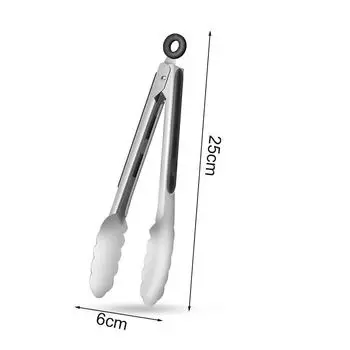 Сверхпрочные щипцы из нержавеющей стали для гриля и выпечки 9 и 12 дюймов 9 inches