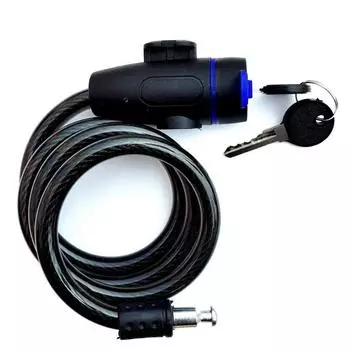 Сверхпрочный цепной замок для мотоцикла 90 см, металлический противоугонный велосипедный замок с 2 ключами для максимальной безопасности и укрепления велосипеда чёрный
