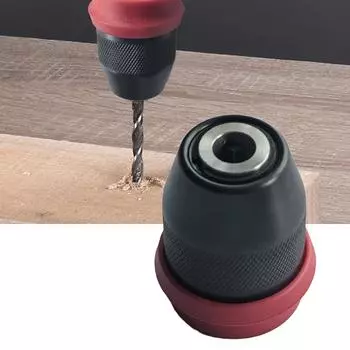 Сверхпрочный, долговечный, многоцелевой стальной патрон для сверла, высокая твердость для точного сверления, диапазон зажима 10 мм