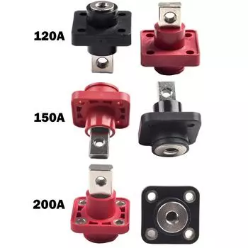 Сверхпрочный медный клеммный разъем, идеально подходящий для хранения энергии литиевых батарей 120A