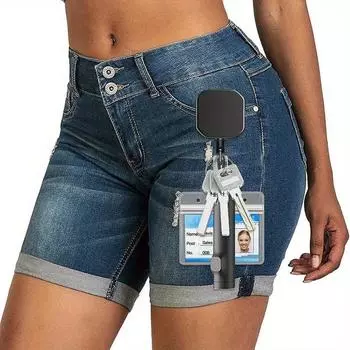 Сверхпрочный металлический выдвижной карабин брелок ремень значок катушки клипса 28.3 дюймов армированный стальной провод шнур 1pc