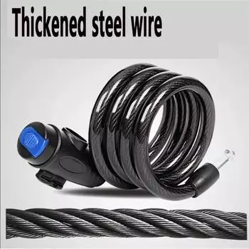 Сверхпрочный прочный замок для мотоцикла, замок для велосипедной цепи, металлический противоугонный усиленный замок для велосипеда, аксессуары чёрный