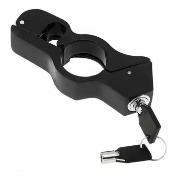 Сверхпрочный противоугонный замок 2 в 1 на руль и шлем из алюминиевого сплава, универсальный для мотоциклов, скутеров, квадроциклов