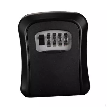 Сверхпрочный ящик для хранения ключей с усовершенствованной системой запирания чёрный