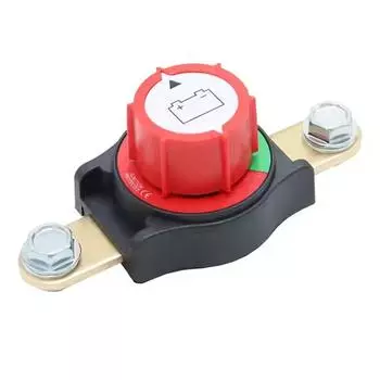 Сверхпрочный разъединитель аккумулятора, 275A 12-48V On/Off верхний полюсный аккумулятор для автомобилей, автофургонов и транспортных средств - надежное решение для отключения питания One Size