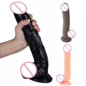 Сверхсильная всасывающая женская мастурбация, роскошный силиконовый настоящий фаллоимитатор, секс-игрушка