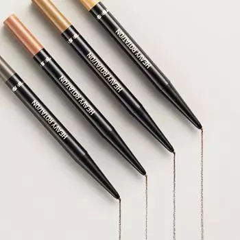 [Сверхтонкие брови 1,6 мм] Карандаш для бровей Kiss Me Heavy Rotation, корейская косметика, KPOP 03 Ash Brown