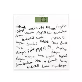 Сверхтонкие персональные весы Hws50 White Harper