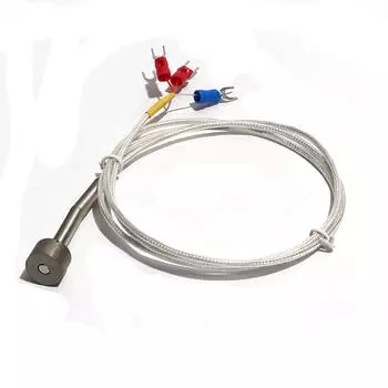 Сверхвысокотемпературный тип -60-350 градусов Магнитное притяжение Датчик температуры PT100 Адсорбционное тепловое сопротивление 1M