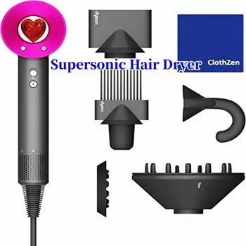 Сверхзвуковой фен Dy-son мощностью 1600 Вт фуксия