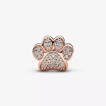 Сверкающая подвеска с принтом лапы 781714C01