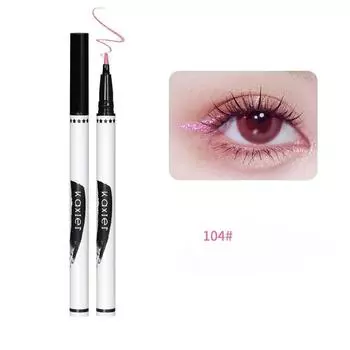 Сверкающая привлекательная жидкая подводка для глаз, водостойкая, стойкая, быстросохнущая, ультратонкая, стойкая цветная жидкая подводка для глаз