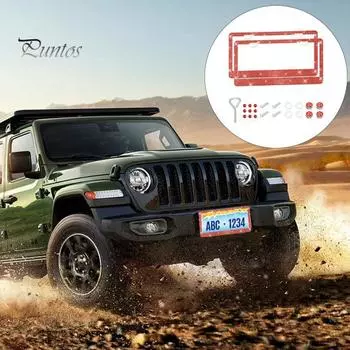 Сверкающая рамка номерного знака, универсальная, простая в установке, рамка номерного знака автомобиля с многогранным держателем пластины со стразами розовый