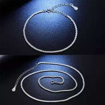 Сверкающее ожерелье из гипсофилы, женственный нишевый дизайн, лучший друг, пара, браслет из цветной капусты, универсальные аксессуары necklace