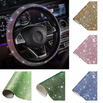 Сверкающие наклейки со стразами, самоклеящиеся, аккуратно уложенные, легко режутся, листы со стразами, украшения своими руками фиолетовый