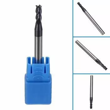 Сверла 3 мм, 4 канавки, прямой хвостовик, вольфрамовая сталь