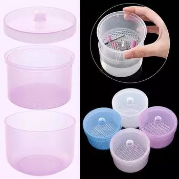 Сверла для дизайна ногтей, шлифовальная головка, инструмент для чистки ногтей, ящик для хранения маникюра, LXY белый