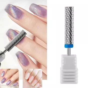 Сверла для ногтей 5 в 1 Сверла для ногтей Конические и конические Сверла для удаления акрила или геля A