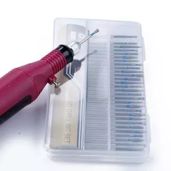 Сверла для ногтей электрические, 30 шт., аппарат для маникюра, педикюра, кутикулы, файлы для дизайна ногтей, набор сверл 30pcs(1 set)