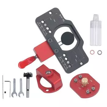 Сверление петель из алюминиевого сплава 35 мм Скрытая дверная петля для дверей и шкафов Inst