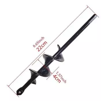 Сверлильная головка для рытья ямы для посадки сада, фермы, сельского хозяйства, спирального сверла, рыхлой почвы, сплава, сверла с коротким стержнем для растений