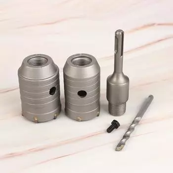 Сверлильная коронка для бетонной стены, кольцевая пила, набор сверл с валом, цементный инструмент